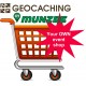 ecommerce web shop design and hosting for Geocaching events